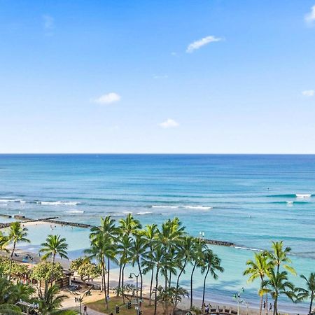 Luxury Oceanfront 2 Bedroom Apartment At Waikiki Beach Tower Honolulu Buitenkant foto