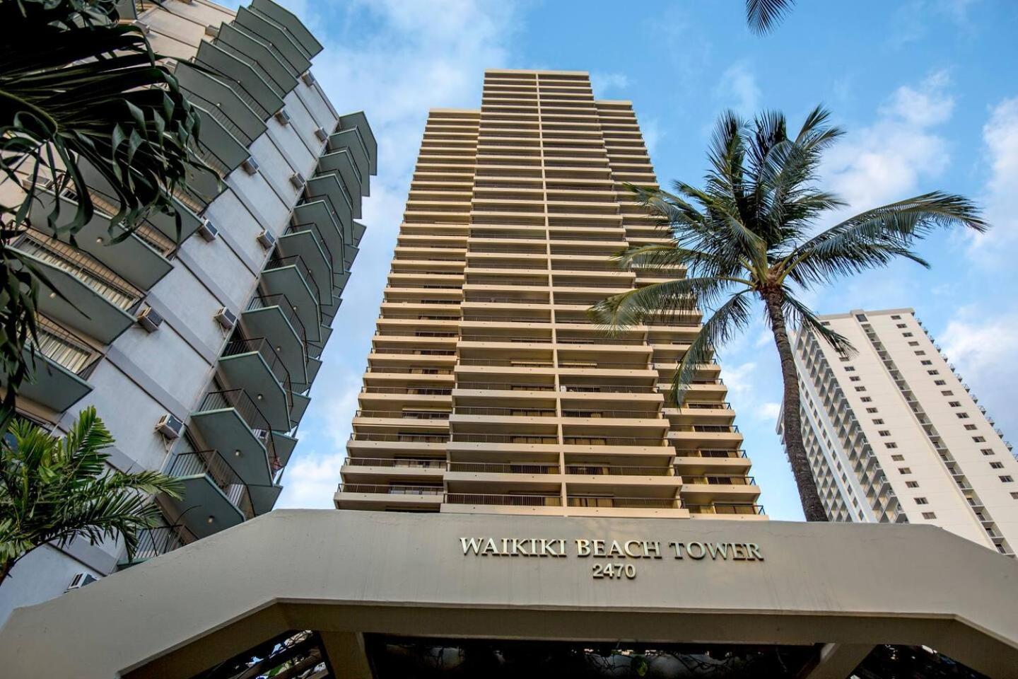 Luxury Oceanfront 2 Bedroom Apartment At Waikiki Beach Tower Honolulu Buitenkant foto