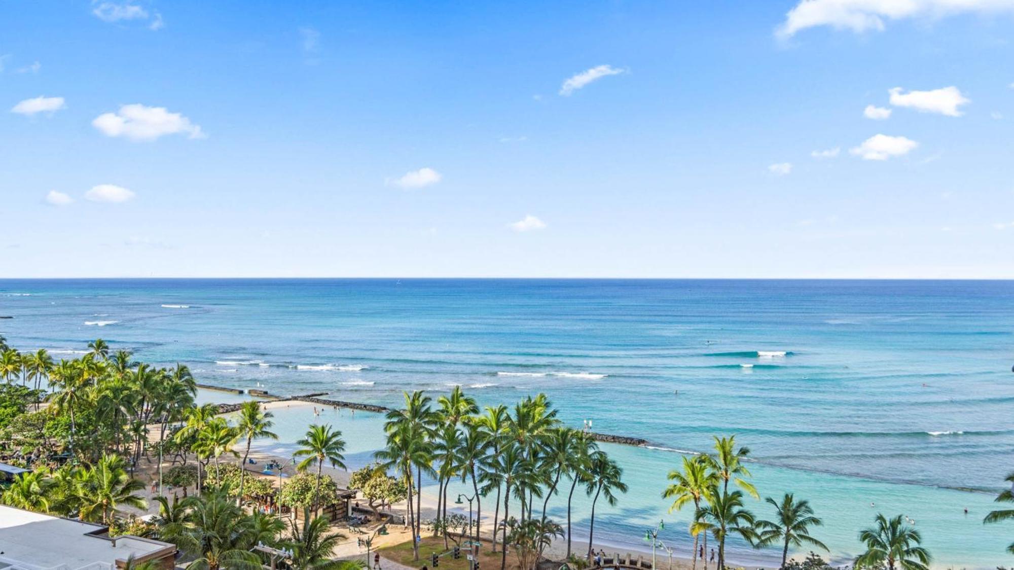Luxury Oceanfront 2 Bedroom Apartment At Waikiki Beach Tower Honolulu Buitenkant foto